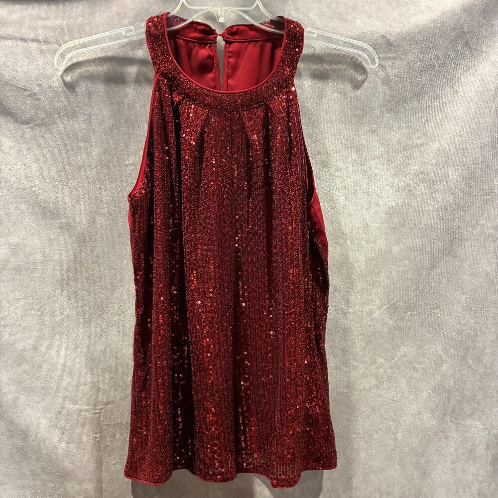 Imily Bela Sequined Halter Top NWOT